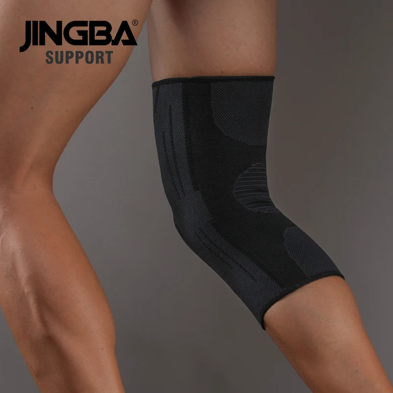 JINGBA поддержка 1 пара эластичные нейлоновые наколенники Баскетбол для спорта волейбол наколенники Поддержка joelheira