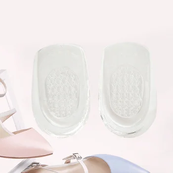 

HOBBAGGO 1 Pair Heel Insoles Shoes Massage Cushion Silicone Gel Inserts Pads Massager New