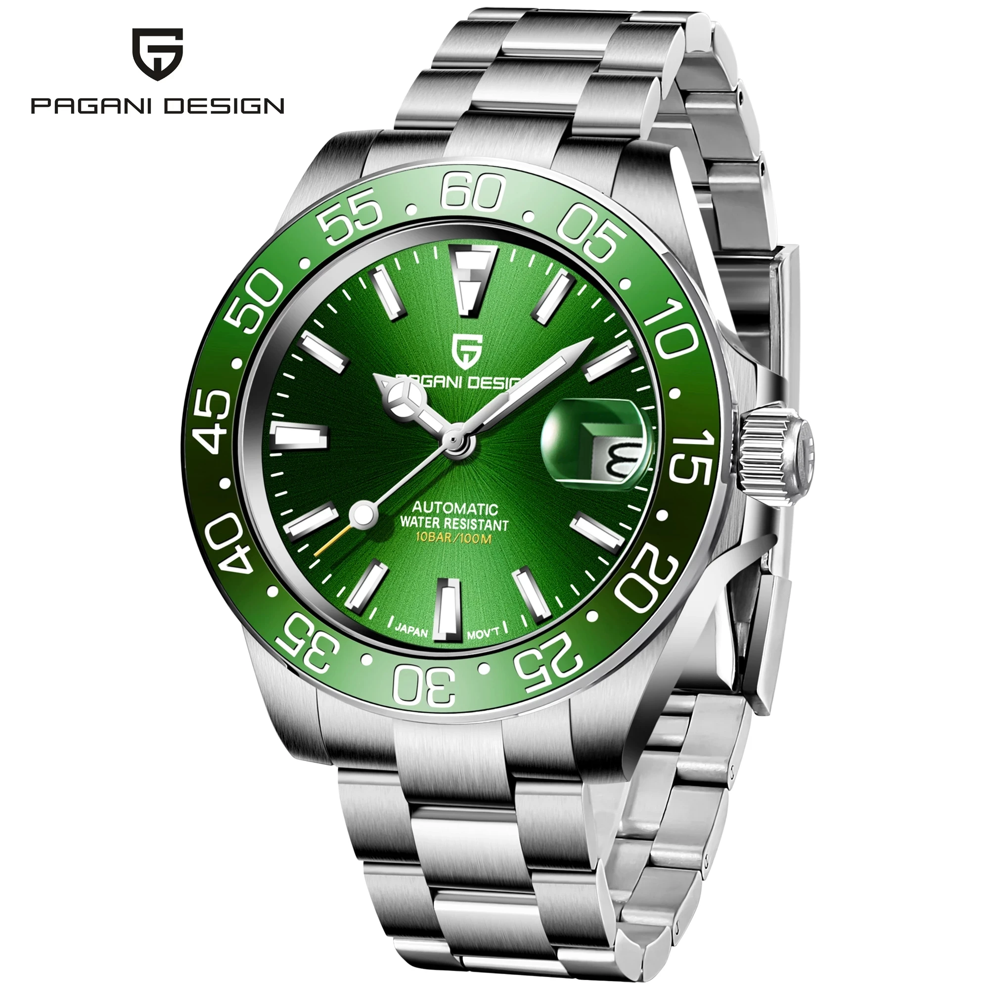 Pagani Design 2021 Top Brand Watch Men Stainless Steel 100m Waterproof