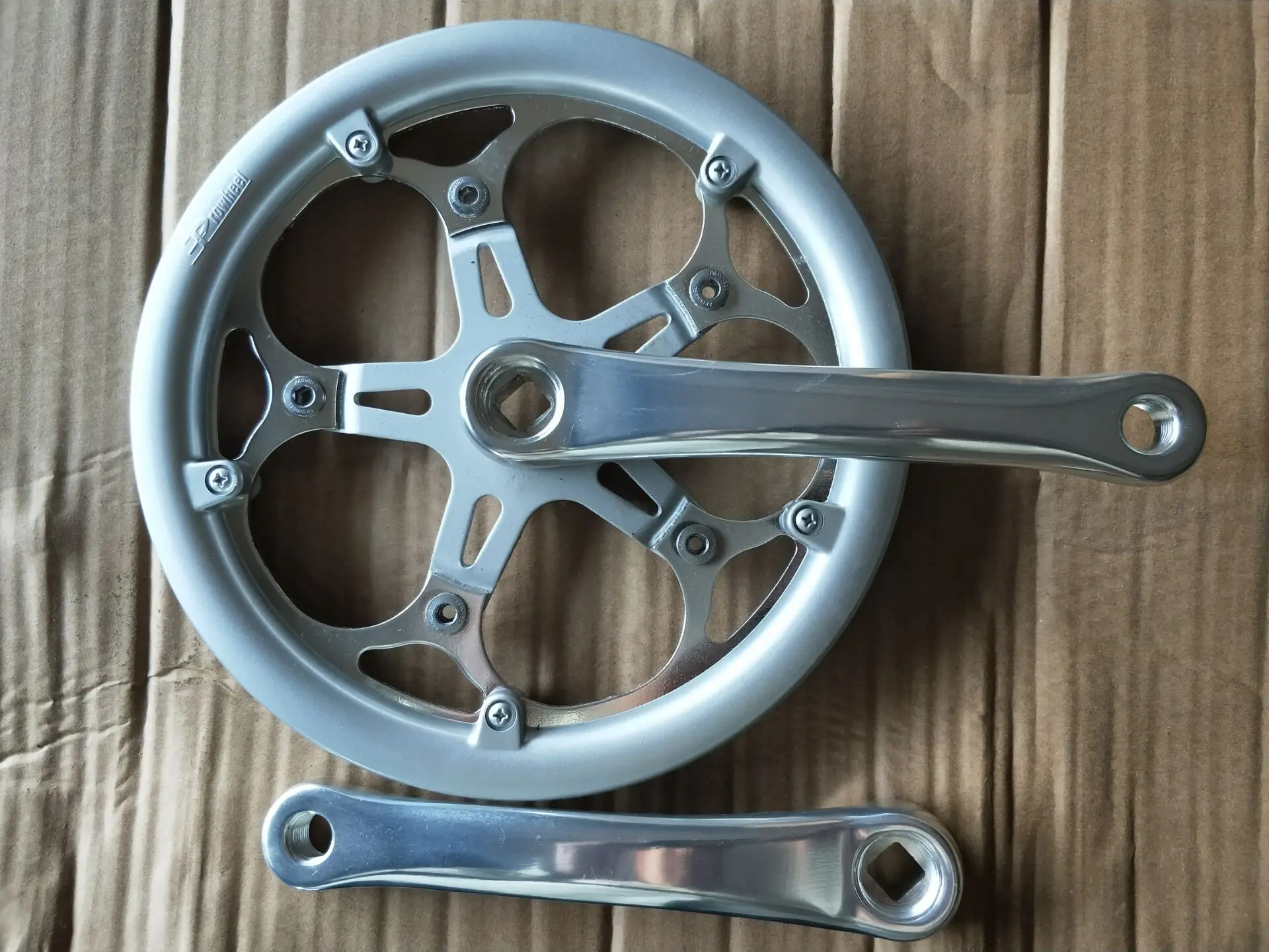 Pw 52t Alloy Aluminum 165mm Bicycle Crankset Big Crown Bike Crank