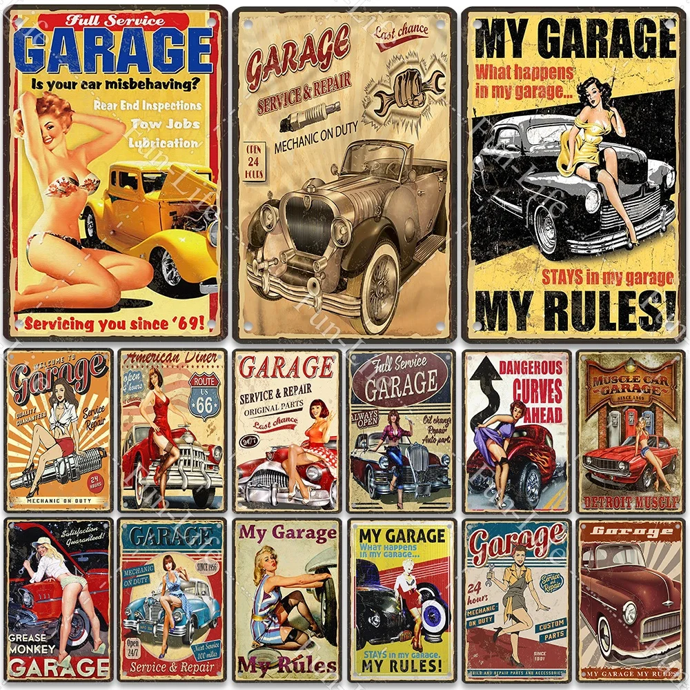 In My Next Life Metal Signs Retro Bar Vintage Wall Funny Garage Kitchen Office x