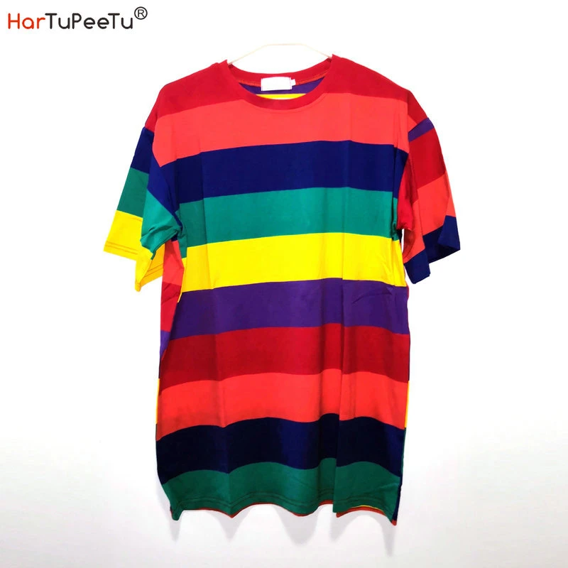 colourful t shirt dress