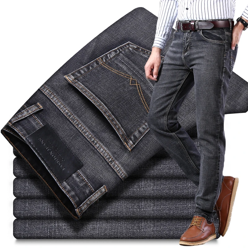 mens grey stretch jeans