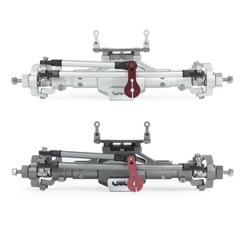 

Metal CNC Front Axle RC Bridge Axle RC Spare Parts for Axial SCX10 II 90046 90047 RC Crawler Truck