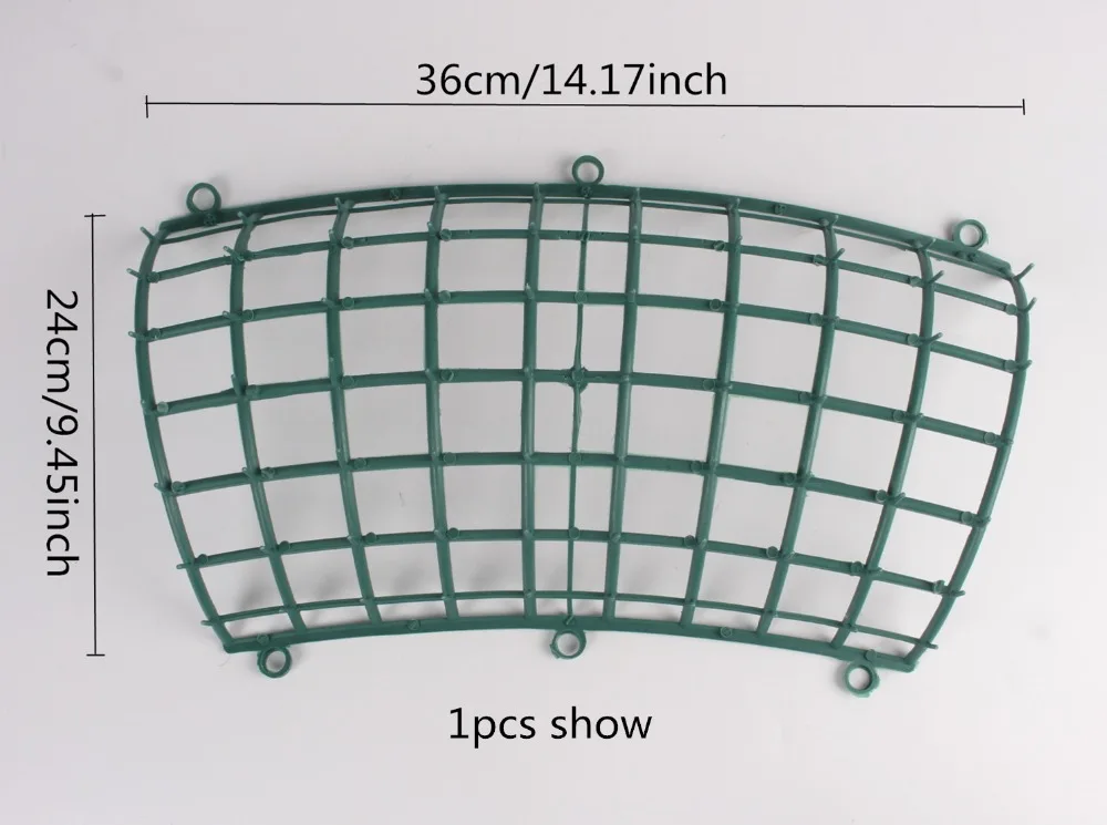 DIY цветок аксессуары круг цветок держатель пластиковая рамка для цветов стены арки дверь фон пластик изогнутый подстеллаж ряд цветов