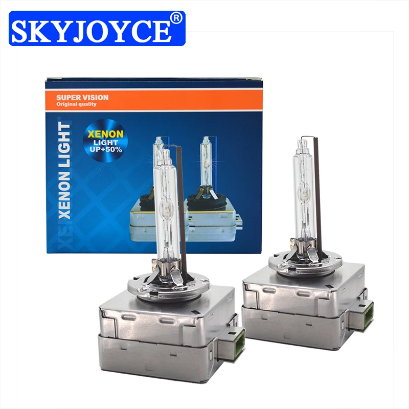 SKYJOYCE Original D1S Car Light Bulb Xenon 35W 55W D3S 6000K 4300K 8000K 5000K HID Replacement Auto Lamps With Metal Claw (22)