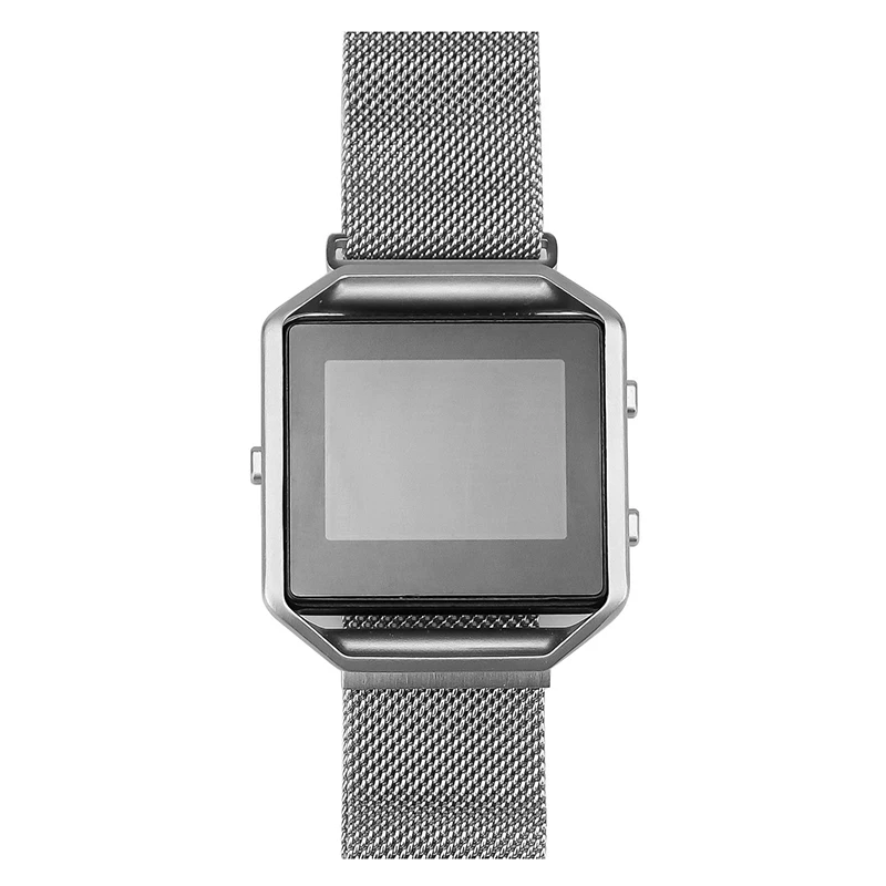 Магнитный замок сетки петля ремешок браслет с металлической рамкой для FitbitBlaze часы VH99