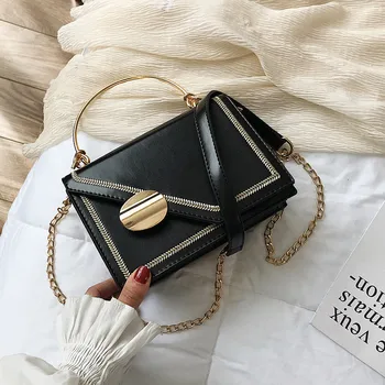 

Matcha Green PU Leather Crossbody Bags Women Chain Handbag Chains Design Small Messenger Bag Shoulder Bag Ladies Evening Bags