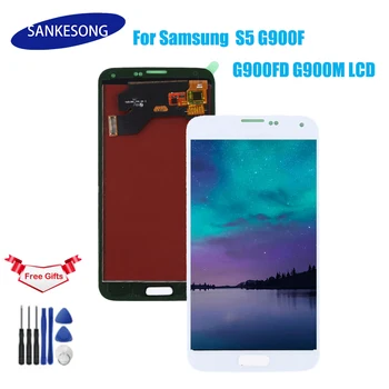 

For Samsung Galaxy S5 i9600 G900 G900F G900A phone LCD display with touch screen digitizer assembly for Galaxy s5 lcd