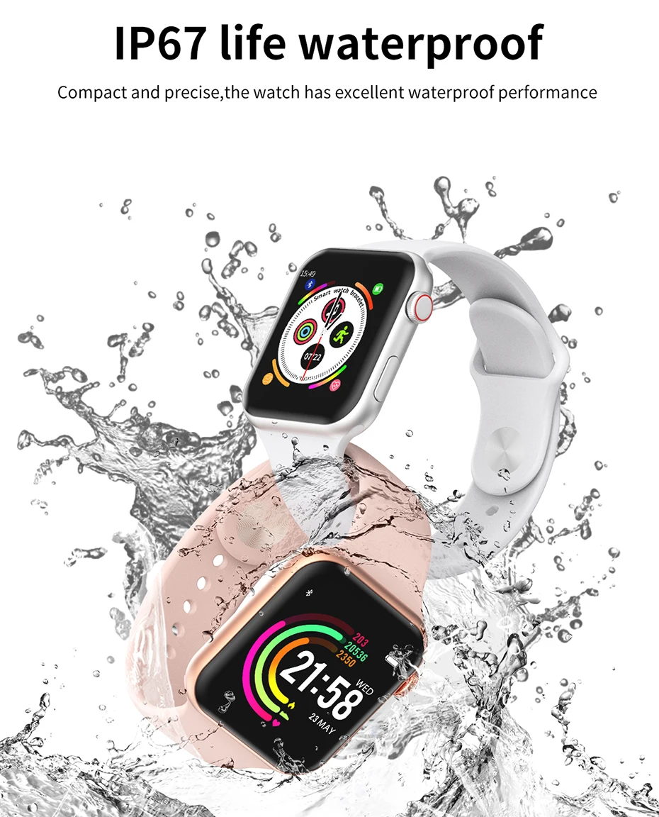 SCOMAS IWO 8 lite Смарт-часы 1,5" ips сенсорные часы 4 монитор здоровья Спортивная запись данных для iOS Android мужские и женские умные часы