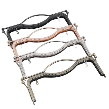 

Purse Frame Handle Lips Shape Big Kiss Clasp Coin Embossing DIY Quilting Handmade Bag /bronze Silver Gold Black Metal Lock 186g