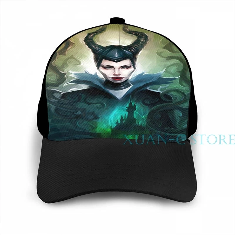 MALEFICENT баскетбольная Кепка(6) мужская и женская модная черная шляпа унисекс с принтом