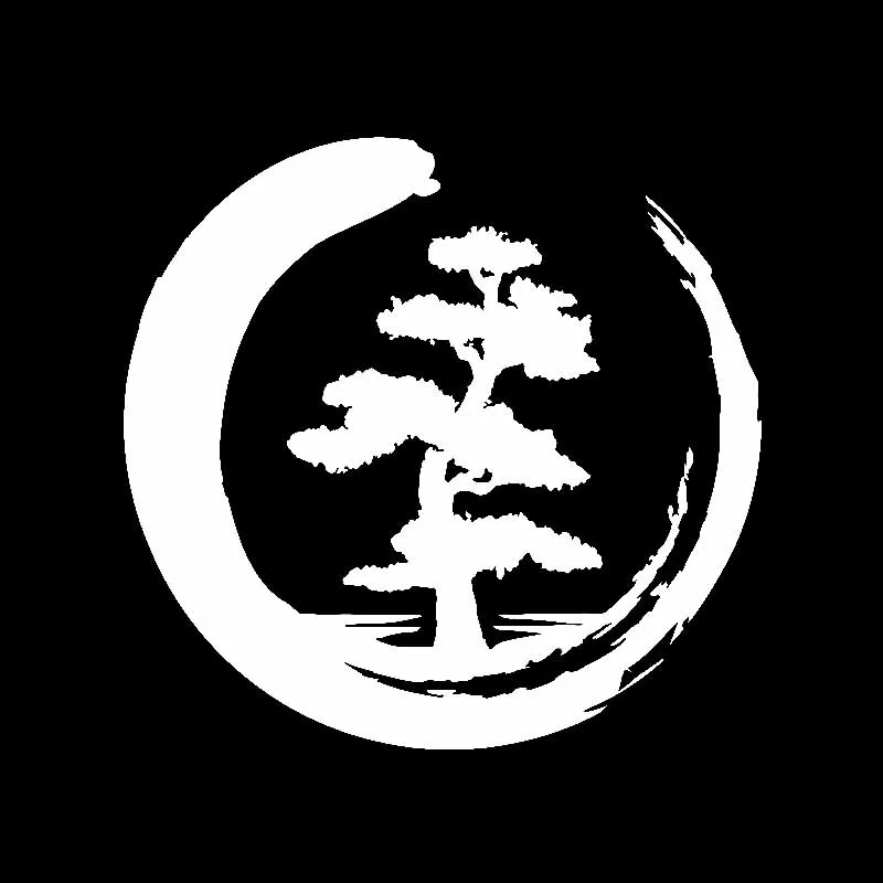 

Car Sticker Decal Tree of Life Zen Circle Buddhist Yoga Car Sticker Black/silver 16CM* 15.4cm
