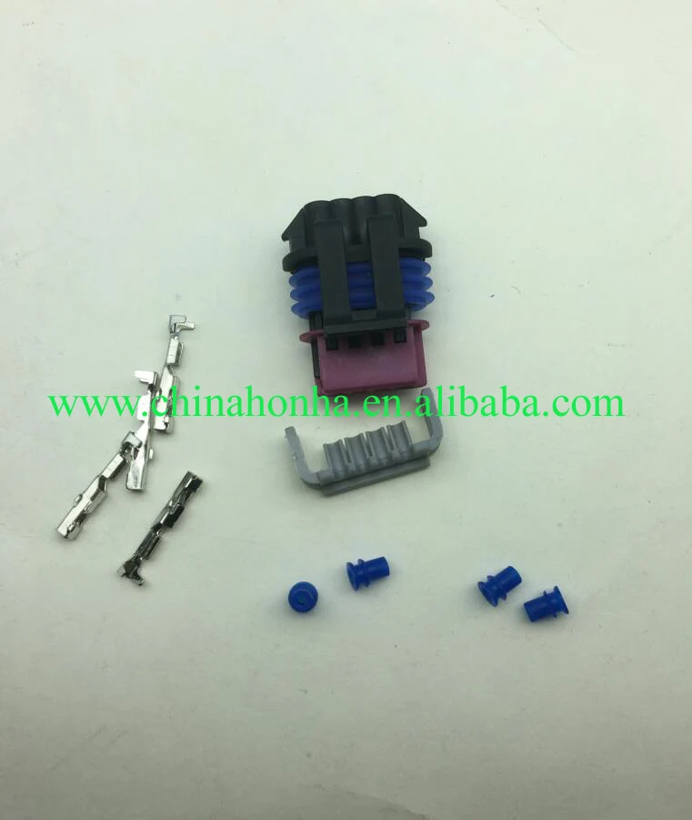 

Free shipping for Delphi 4 Way Black GT 150 Sealed Female Connector Assembly, Max Current 15 amps 15410728
