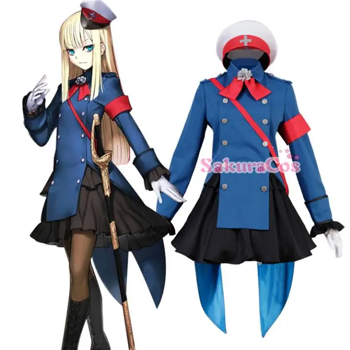 

Sima Yi Reines Costume Fate/Grand Order FGO Cosplay Costume Custom Made Woman Blue Dress