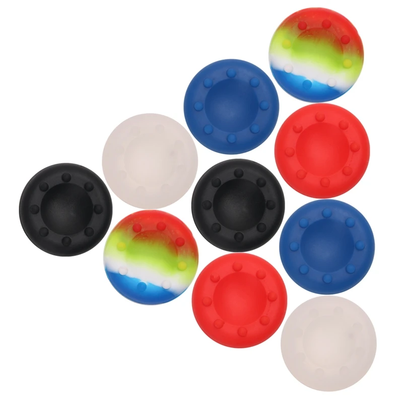 

New 10x Silicone Analog Controller Thumbstick Grips Cap For Sony Play Station 4 PS4