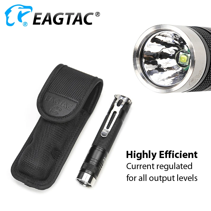 EAGTAC D25C2 Мини светодиодный фонарик EDC фонарь CREE XPG2 530 люмен CR123A батарея Мульти режим стробоскоп
