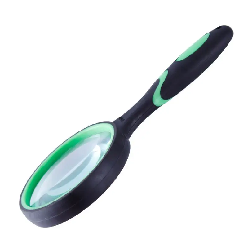 

Green 10 Times Portable Handheld High Definition Reading Magnifier Glass Eye Loupe Lens Reading Book Maps Newspaper Loupe