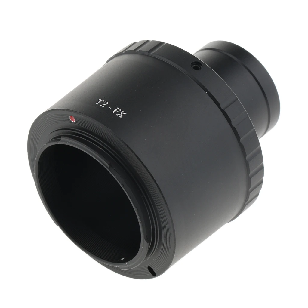 T2 Lens to FX Mount Camera Adapter with M 42 to 1.25 inch Telescope Mount Tube for Fujifilm Telescope