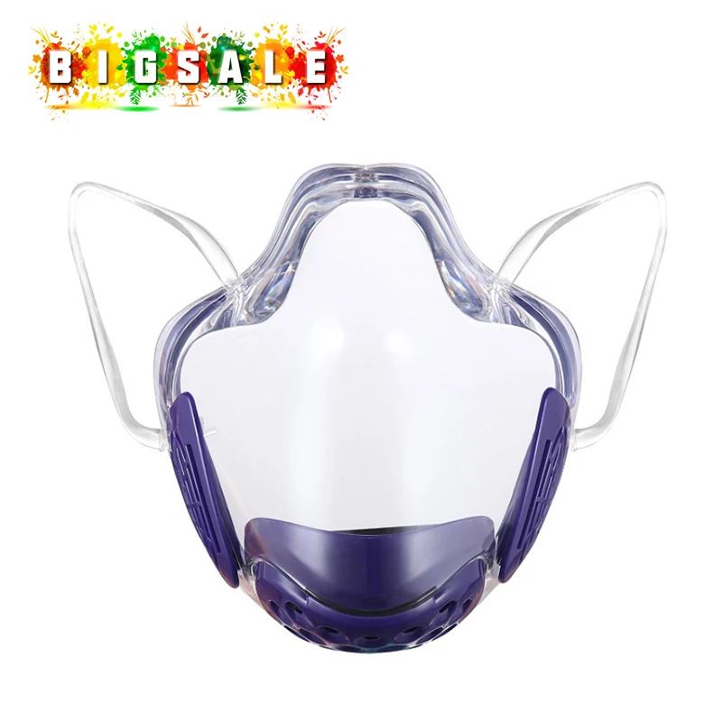Transparent Face Shield Durable Mask Windproof Protection Isolation Kitchen Dustproof Anti-oil Anti-smoke | Дом и сад