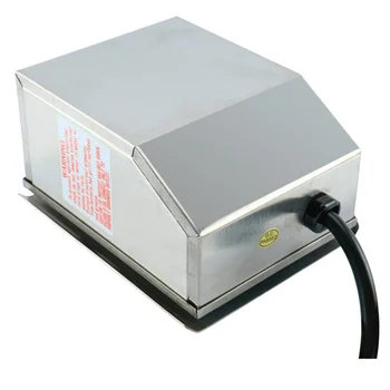 

1PC Stainless Steel Barbecue Motor Waterproof Grill Motor Special Grill Fork Motor for Home Store Use with EU Plug Silver