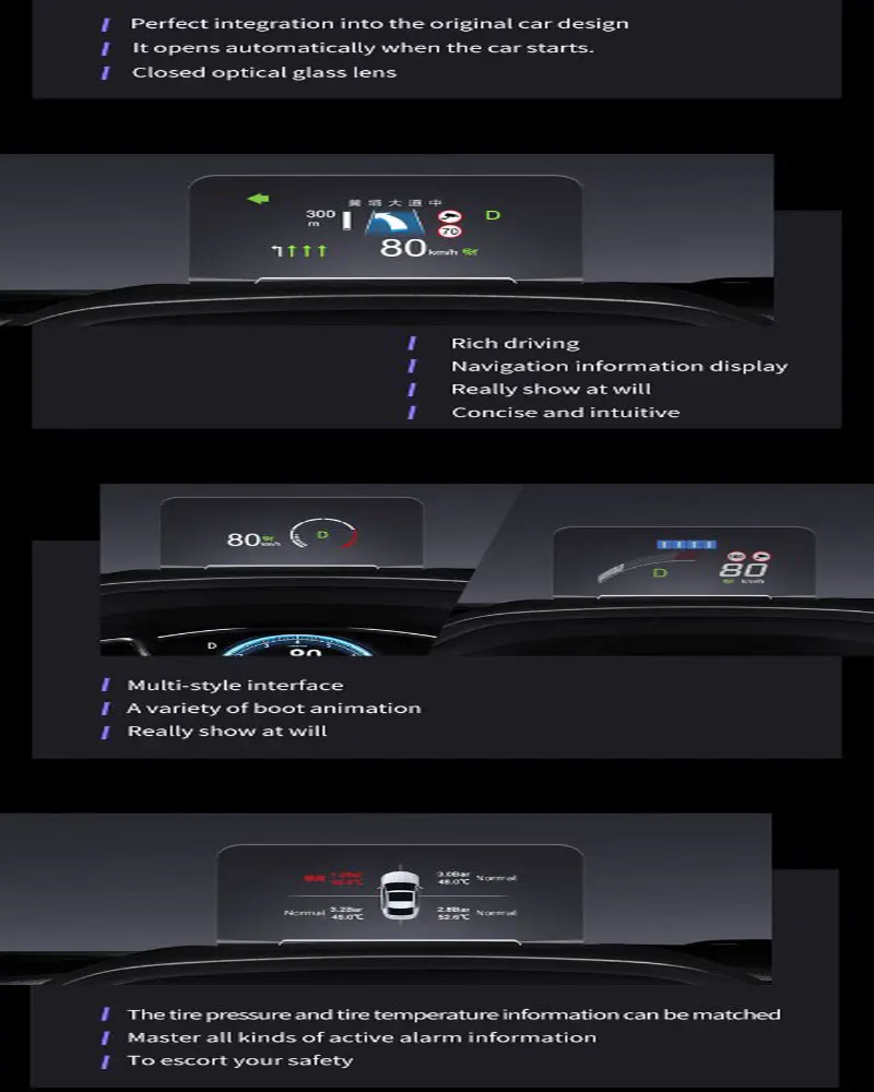 Автомобильная система HUD head up display, многофункциональная специальная автомобильная система предупреждения о превышении скорости для Honda Civic 10th