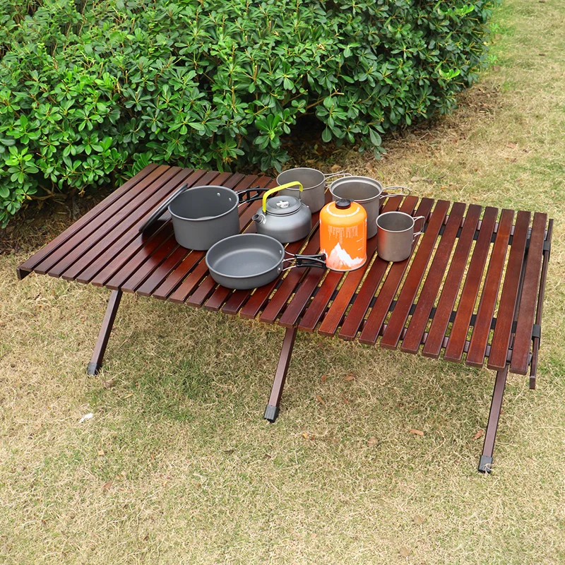 Mesa enrollable huevos para exteriores, 40x40x120CM, para Camping, Picnic y barbacoa|Mesas de exterior| - AliExpress