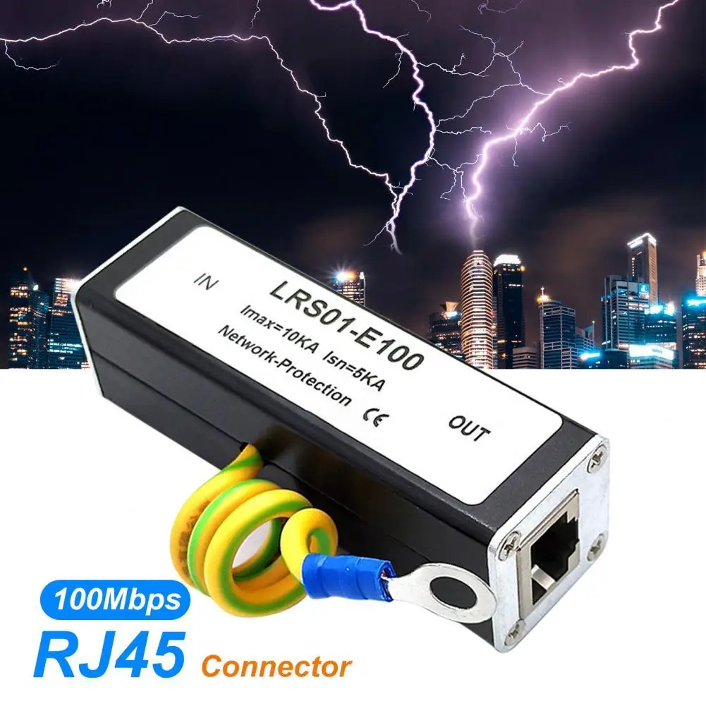 Surge Arrester Quick Response Network RJ45 Compact Monitoring Safe Protective Device for Equipment | Компьютеры и офис
