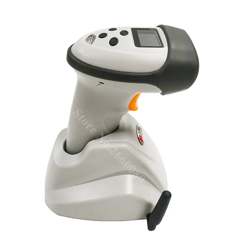 

Wireless 1D Laser Barcode Scanner with Memory Handheld Bar code Scanning Barcode Reader for Warehous Supermarket POS