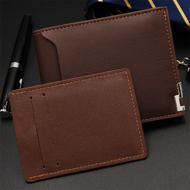 Fashion Men Card holder Handbag Purse Bifold Wallet PU Leather