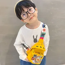

New Japanese Canvas Cartoon Crayon Shinchan Shoulder Bag Cute Boys& Girls Belt Bags Children's Tide Anime Backpack 8-11 Years
