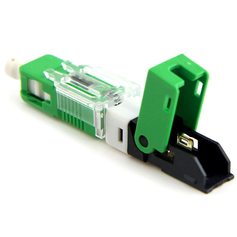 100 шт./лот FTTH ESC250D SC APC и SC UPC Одномодовый оптоволоконный быстрый разъем FTTH SM оптический Быстрый разъем