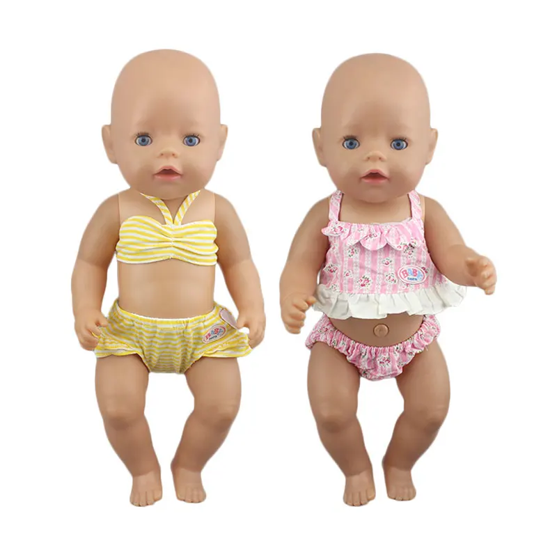 2020 New Lovely Bikini Fit For 43cm Baby Doll 17 Inch Reborn Clothes | Игрушки и хобби
