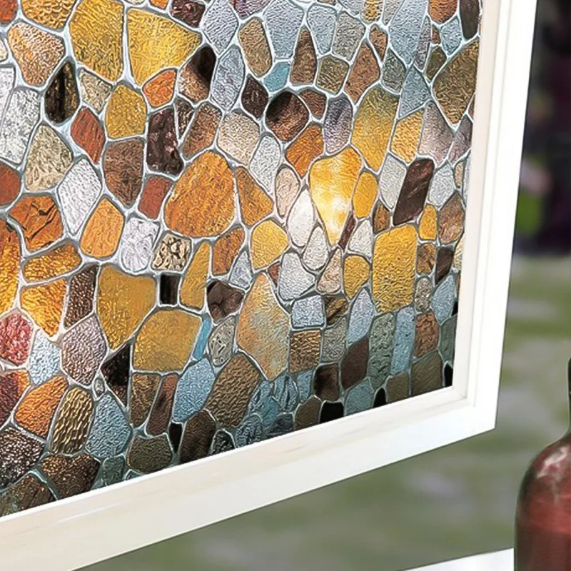 1 шт. декоративная непрозрачная самоклеящаяся наклейка для окон 45x100