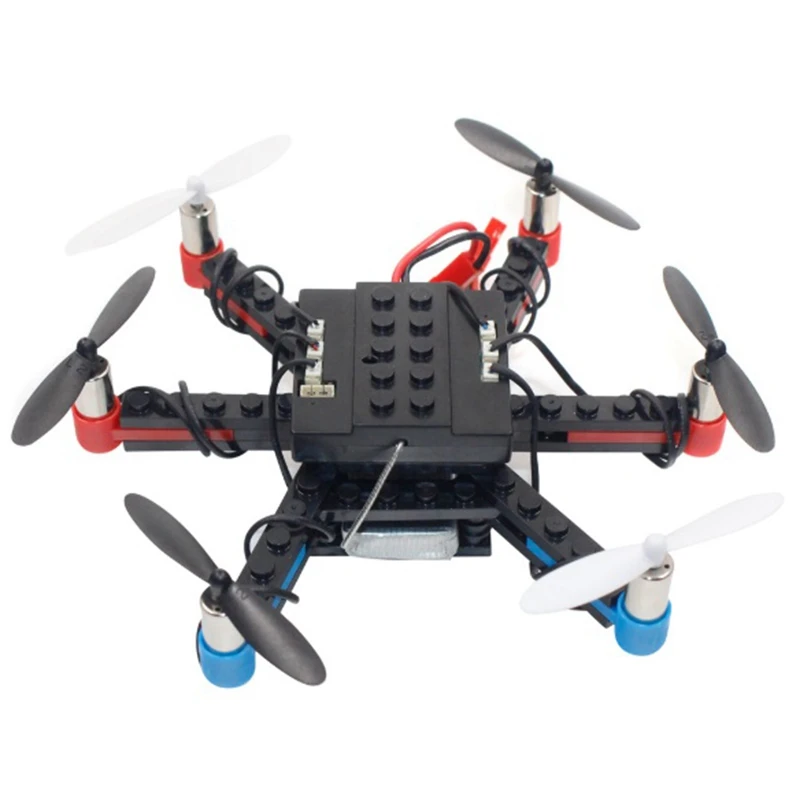 L333 игрушечный самолет с дистанционным управлением DIY самолет строительные блоки 2,4 ГГц пульт дистанционного управления Квадрокоптер Собранный шестиосевой Дрон