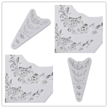 

1PC Rose Flower Form Silicone Molds Cookie Cutter Cake Decorating Tools Wedding Fondant Decoration