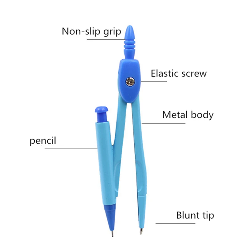 school compass Cute girl stationery student drawing compasso brujula geometry set circulos de madera math set drafting tools drawing compass
