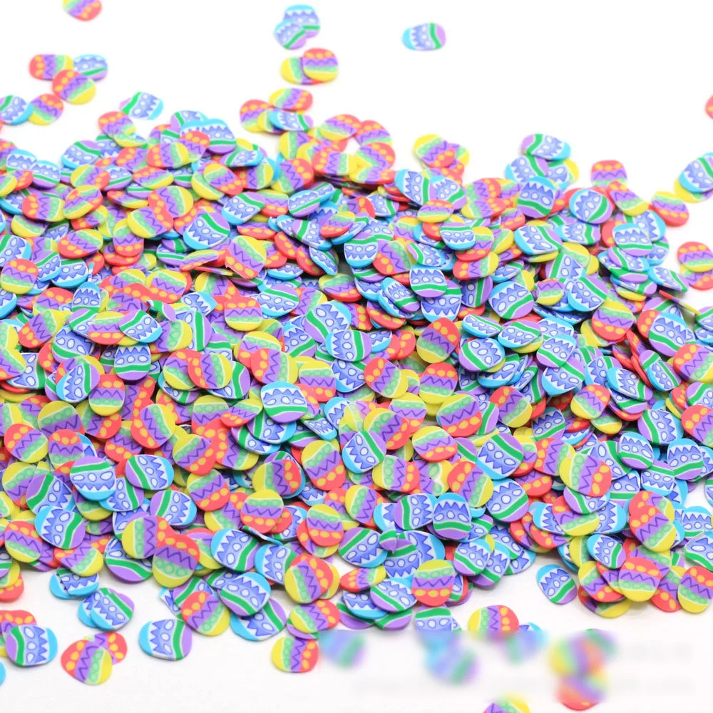 20 г красочные пищевые Ломтики Полимерная мягкая глина брызгает для рукоделия DIY