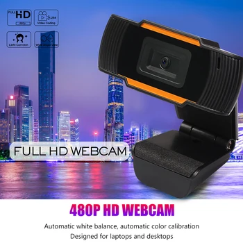 

HD Webcams USB Driver Free Webs Camera with Microphone USB Drivers School Office Working Accessory Web Camera for Windows 10 8 7