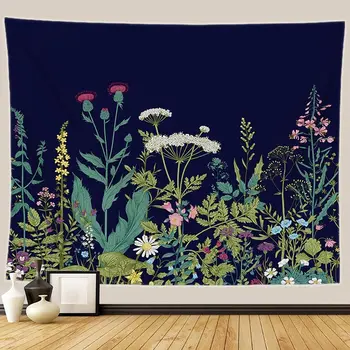 

Wall Tapestry Green Jungle Wall Hanging Tropical Forest Natural Landscape Tapestry Dormitory Living Room Decoration