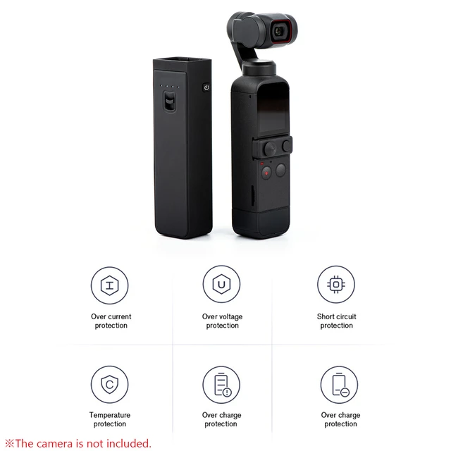 For Dji Osmo Pocket 2 Portable Charger Mobile Power Bank Extension Charging  Handle For Pocket 2 Accessories - Handheld Gimbal Accessories - AliExpress