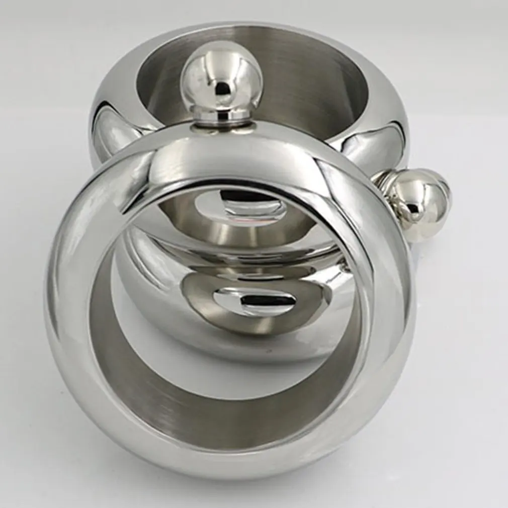 Mini Bracelet Wine Bottle With Funnel Whiskey Vodka Alcohol Container Pot Stainless Steel Bracelet Wine Hip Flask Christmas Gift