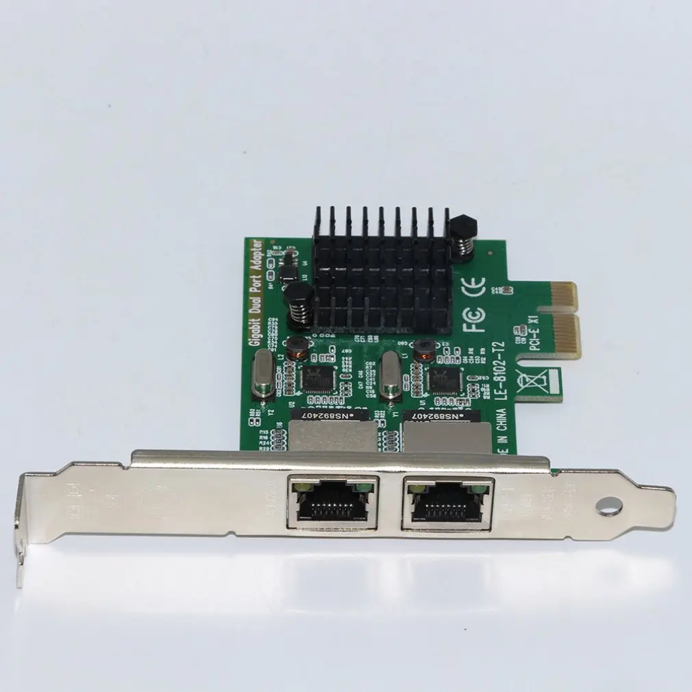 Pci-E Dual Port Gigabit Lan Pci-E Desktop Gigabit Lan Dual Port Wired Network Card Rtl8111G Server Su-8102-T2