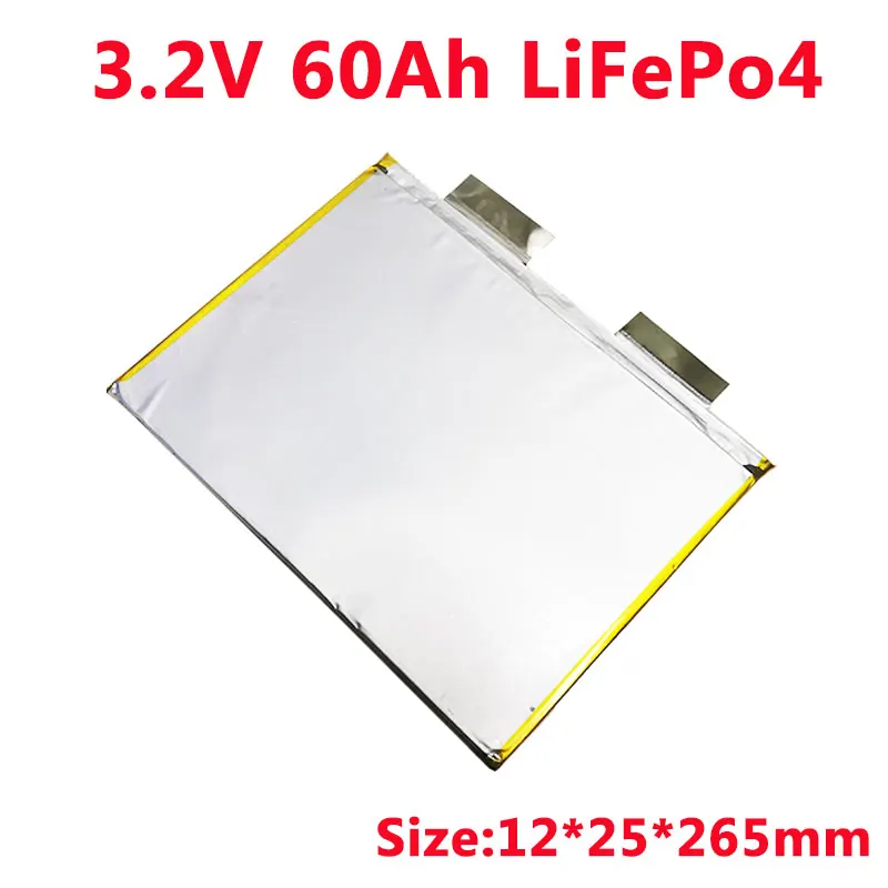 Lifepo4 3,2 V 60Ah литиевая батарея 3-5C Разрядка Для diy 12v 24v 48v 60ah 120ah Гольф-тележка морской рыбалки пропеллер