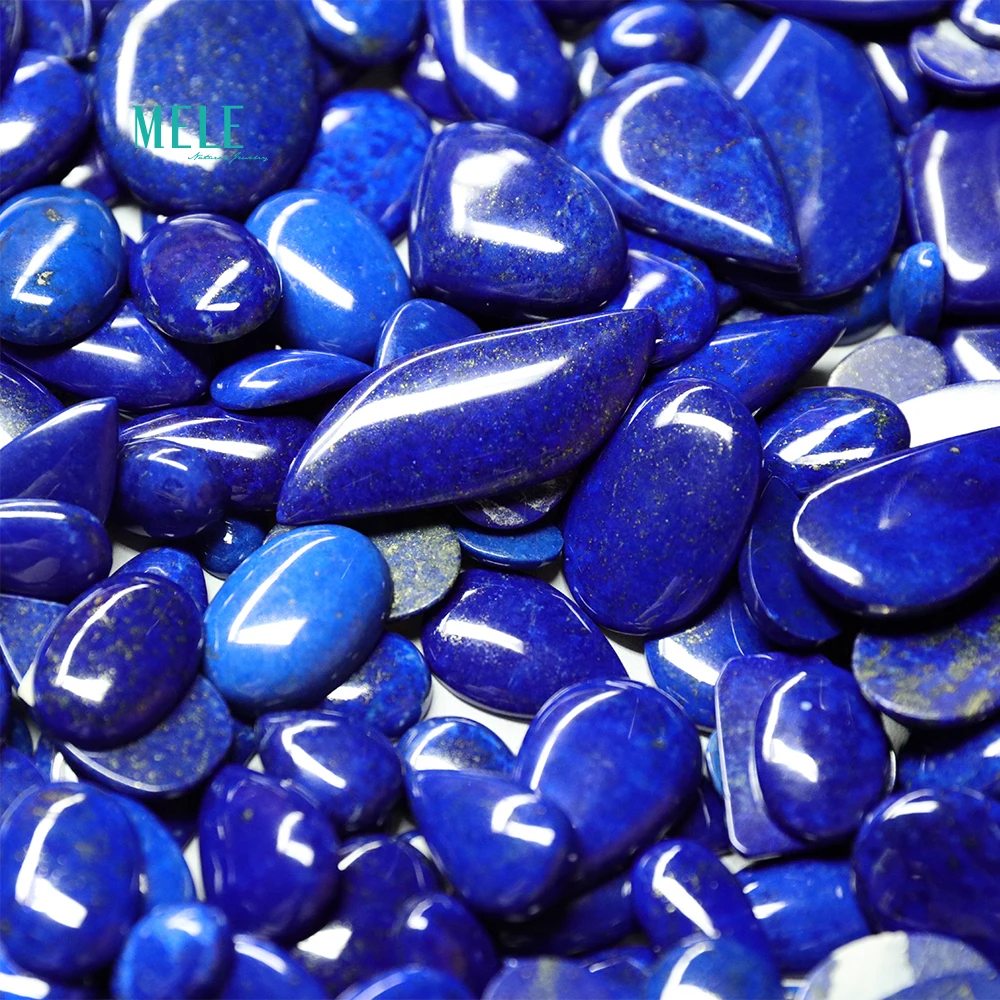 Gemstone lazurite Lapis Natural lapis lazuli DIY private high end dark blue pendant Ring Earring with stone gemstone