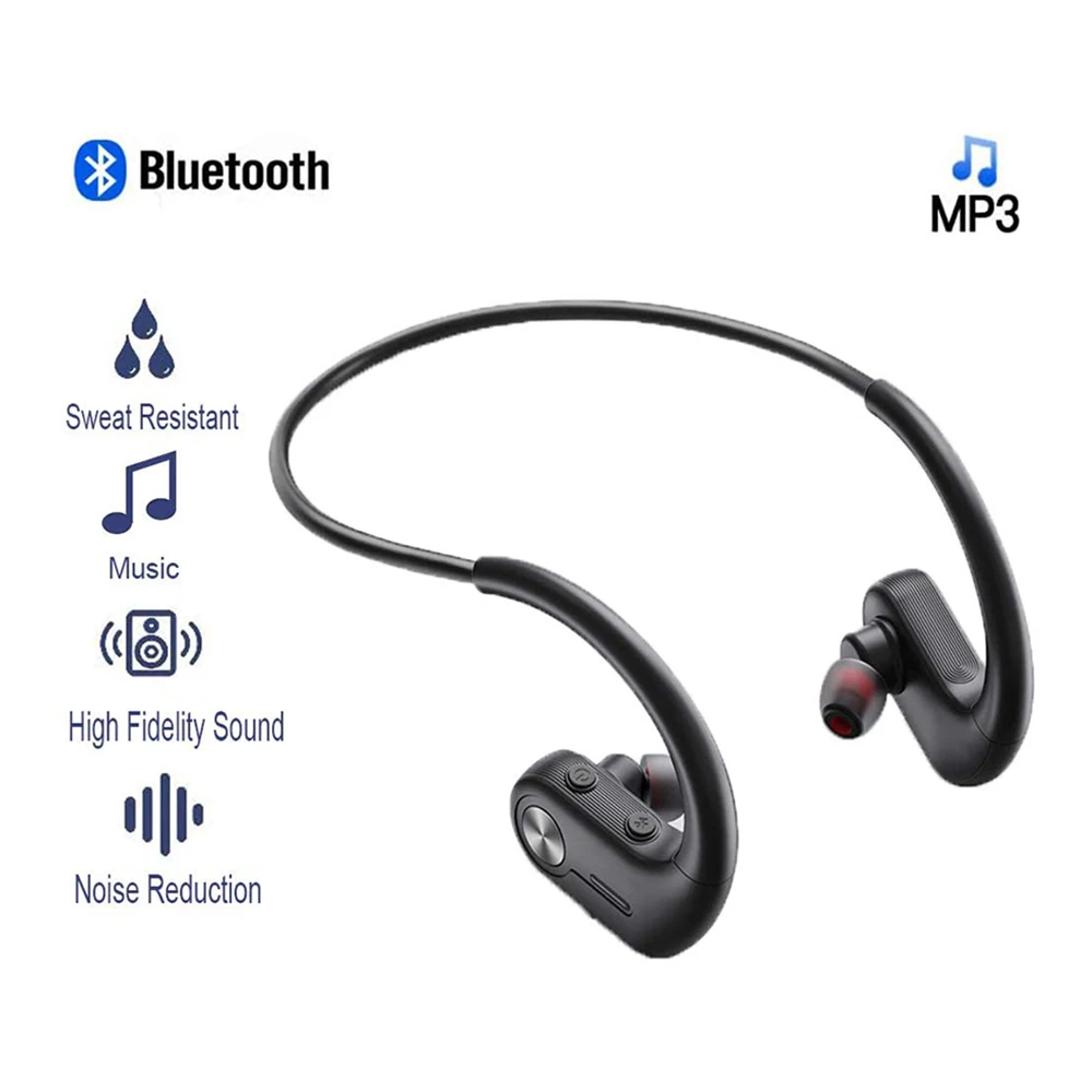 Спортивные наушники с MP3 плеером 32 ГБ встроенная память Водонепроницаемая Bluetooth