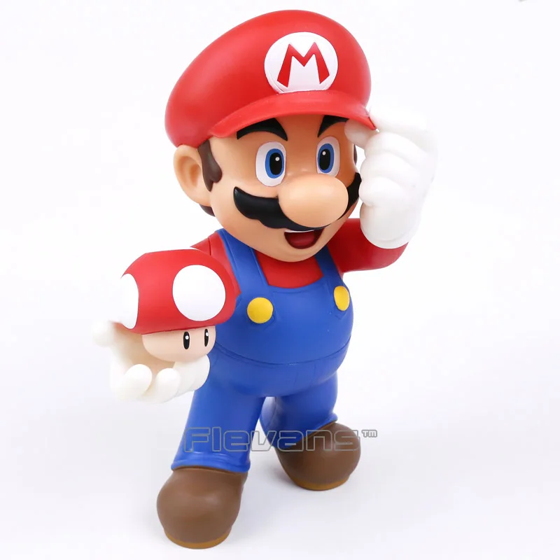 Super Mario Bros Марио с грибами фигурки кукол из ПВХ Коллекционная модель игрушки для детей Рождественский подарок на день рождения