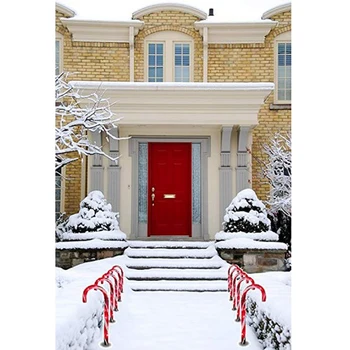 

LED Solar Powered Candy Cane Pathway Markers Outdoor Christmas Party Decor Solar for Indoor/Outdoor Decor Lights