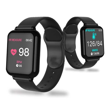 

B57 Smart watches Waterproof Sports Smartwatch Heart Rate Monitor Blood Pressure Functions For Women men kid PK KW19 P8
