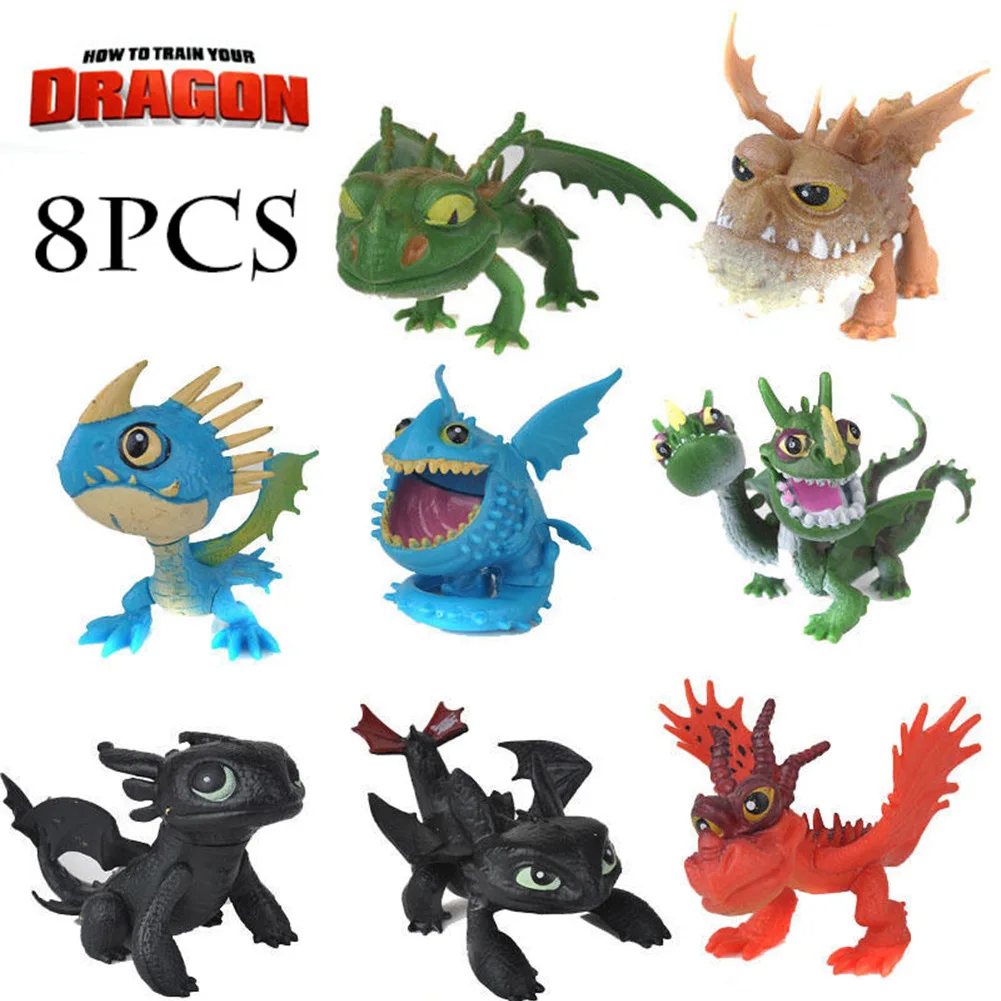 how to train your dragon 3 garage kit decoration model 8-/case